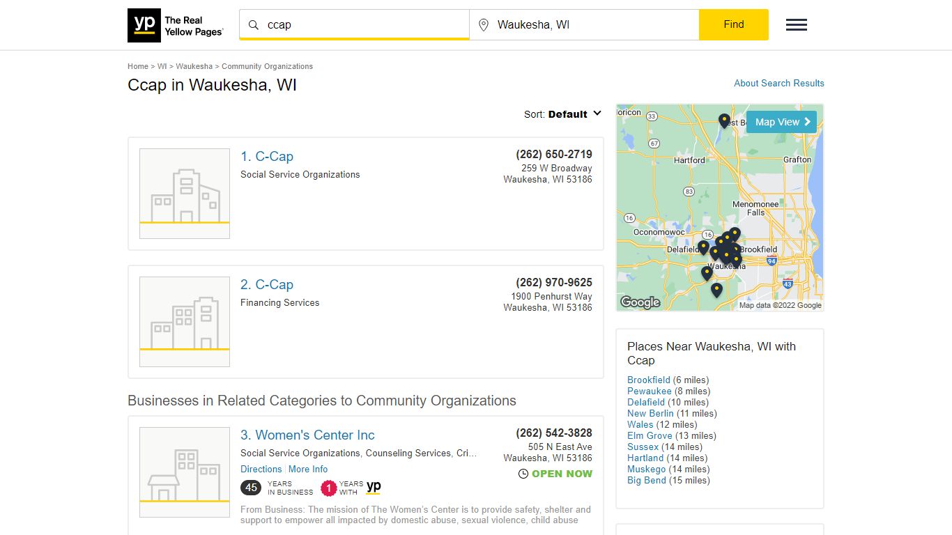 Ccap in Waukesha, WI with Reviews - YP.com - Yellow Pages